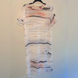 Vince Camuto sheer summer top/cover up. Versatile with jeans/shorts or cover up